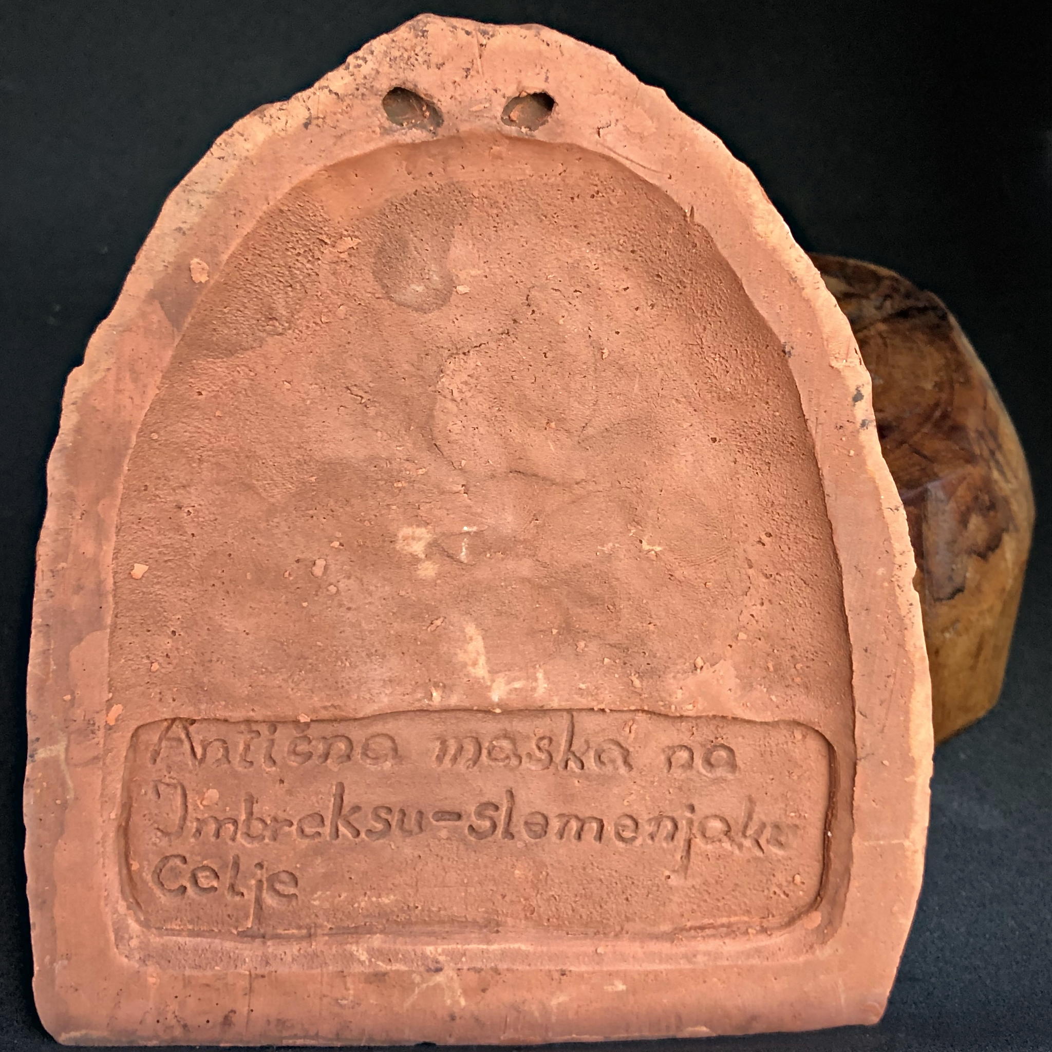 Antique roof tile- antefix