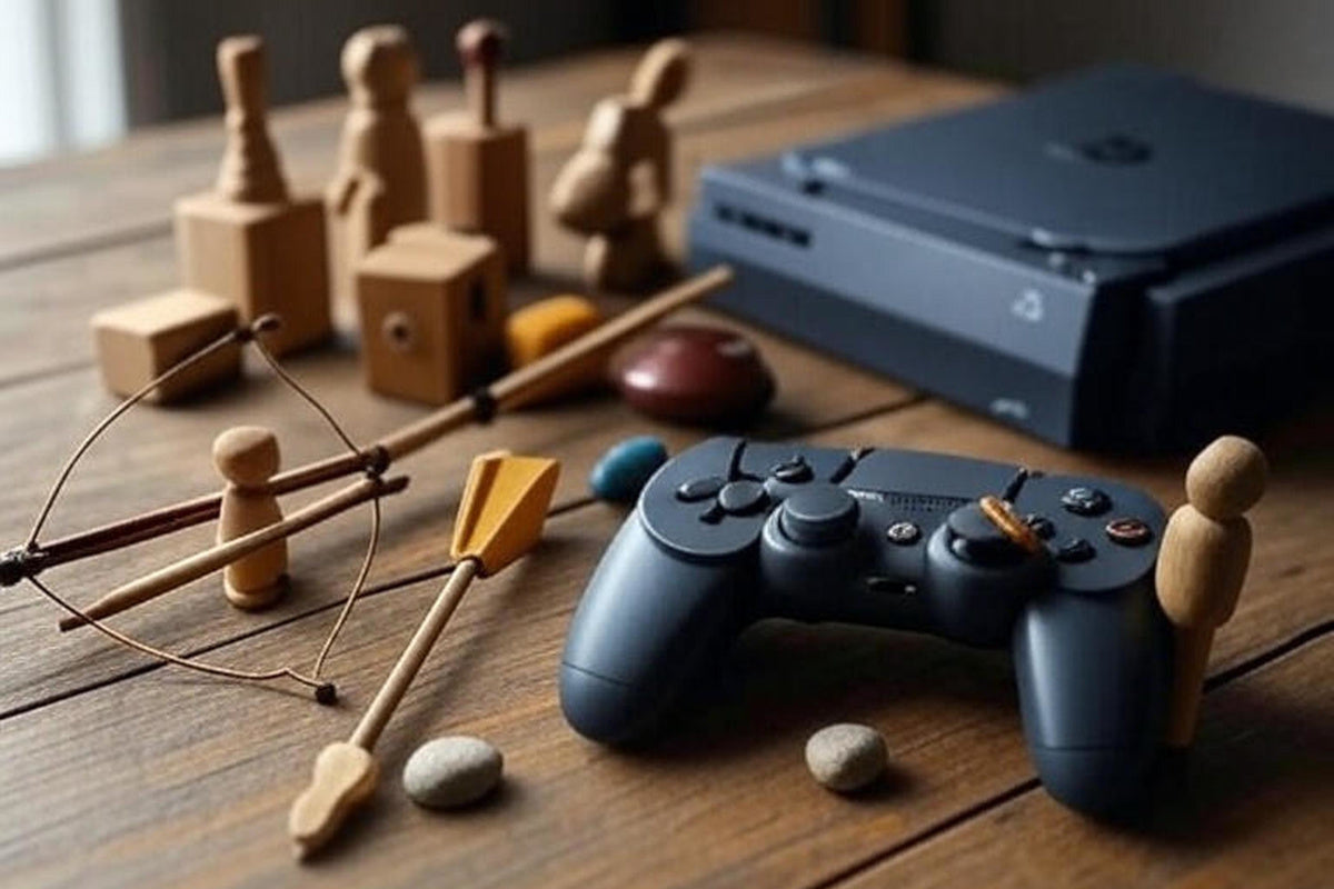 Toys from pebbles to consoles